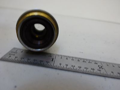 MICROSCOPE PART OBJECTIVE AO 10X ACHROMAT CAT 1019 AMERICAN OPTICS AS IS B#S5-87