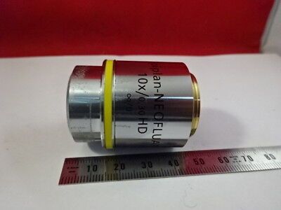 ZEISS GERMANY OBJECTIVE NEOFLUAR HD 10X 442334 EPI MICROSCOPE PART OPTICS &98-45