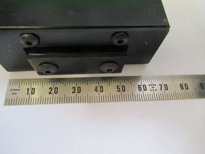 OPTICS PARKER BALL BEARING LINEAR SLIDE POSITIONING  AS PICTURED &Z5-A-50