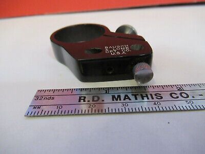 ANTIQUE BAUSCH LOMB HOLDER CLAMP MICROSCOPE PART AS PICTURED &8Z-A-155