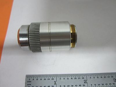 MICROSCOPE PART OBJECTIVE LEITZ WETZLAR GERMANY OPTICS AS IS BIN#K9-48