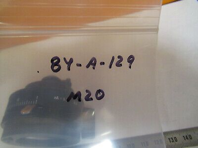 WILD HEERBRUGG SWISS CONDENSER + IRIS LENS MICROSCOPE PART AS PIC M20 8Y-A-129