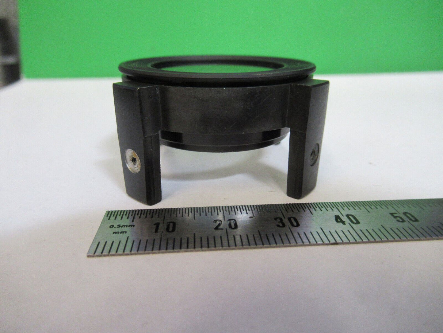 OPTICAL MOUNTED LENS CONCAVE PL-CC OPTICS  AS PICTURED R2-A-116