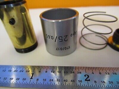 FOR PARTS LEITZ OBJECTIVE APO OPTICS MICROSCOPE PART AS PICTURED &A7-A-10