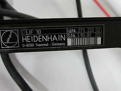 HEIDENHAIN GERMANY OPTICAL DETECTOR 275 222 02 broken window OPTICS BIN#PSEL