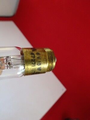 MICROSCOPE PART ZEISS GERMANY LAMP BULB 6V 15W 67271 POLMI OPTICS AS IS #T2-B-08