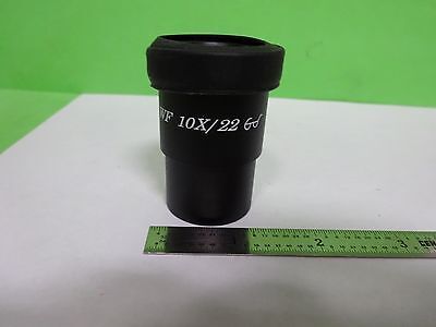 MICROSCOPE PART EYEPIECE OCULAR AMSCOPE WF 10X/22 NEW OPTICS AS IS BIN#72-M-11