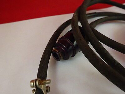 FOR PARTS MICROSCOPE SPARE LAMP CORD ILLUMINATOR UNKNOWN MAKER AS IS #G6-B-06