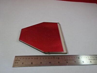 OPTICAL ZERODUR PLATE + SILVER MIRROR MIL SPEC OPTICS AS PICTURED &92-68