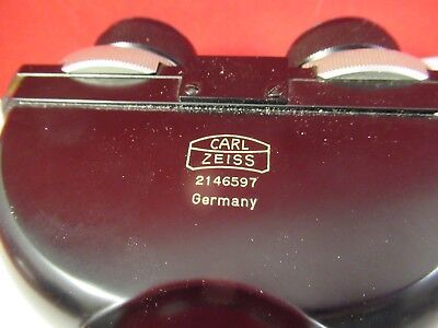 ZEISS GERMANY BINOCULAR HEAD OPTICS MICROSCOPE PART AS PICTURED &FT-4-14