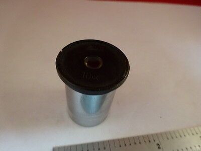 VINTAGE MICROSCOPE PART WILD SWISS EYEPIECE OCULAR 10x OPTICS AS IS #21-A-18