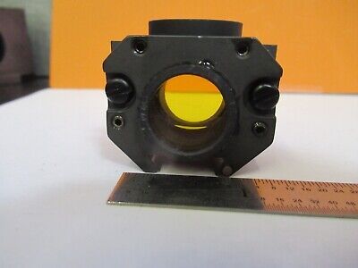 LEITZ GERMANY CUBE I2/3 513604 FLUOR MICROSCOPE PART OPTICS AS PICTURED &85-B-41