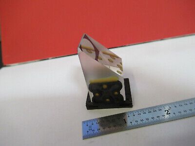 LEITZ GERMANY GLASS PRISM HEAD MICROSCOPE PART OPTICS AS PICTURED #B9-A-41