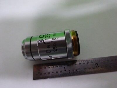 RARE MICROSCOPE PART OBJECTIVE REICHERT AUSTRIA FLUOR 125X OPTICS AS IS BN#72-60