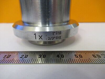 LEICA DMRE GERMANY 1X CAMERA ADAPTER  MICROSCOPE PART AS PICTURED P5-B-09