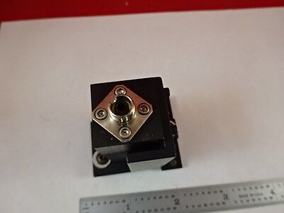 OPTICAL BLOCK FIBER OPTIC ATTACHMENT INTERNAL LENS LASER OPTICS AS IS B#U1-C-01