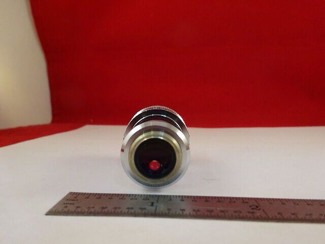 MICROSCOPE PART OBJECTIVE LEITZ GERMANY QUARTZ 32X OPTICS AS IS #F2-A-8