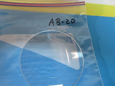 OPTICAL CONCAVE CONVEX LENS 3" DIAMETER LASER OPTICS BK7 GLASS BIN#A8-20