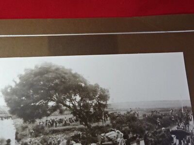 COLLECTABLE SEPIA HAND PRINTED PHOTO EVICTION SCENE W. LAWRENCE cir.1900 #G8-TOP