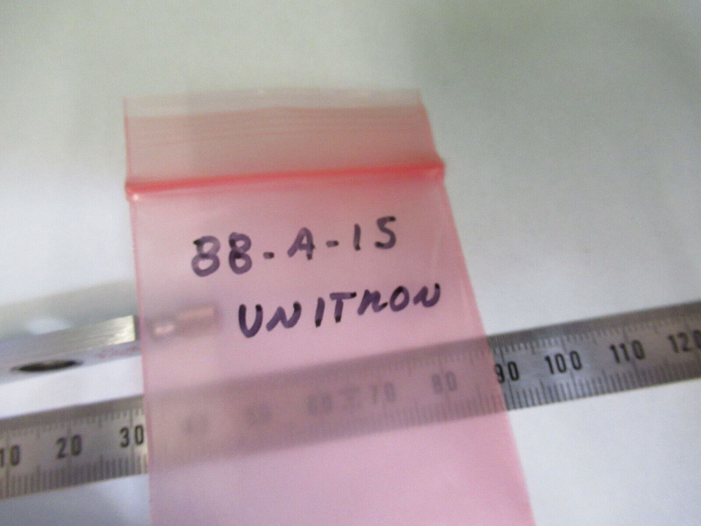 UNITRON POL SLIDE 1st ORDER RED POL OPTICS MICROSCOPE PART AS PICTURED &88-A-15