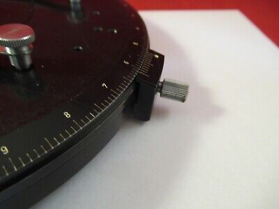 CARL ZEISS GERMANY STAGE TABLE ROTABLE POL MICROSCOPE PART AS PICTURED &L1-A-09