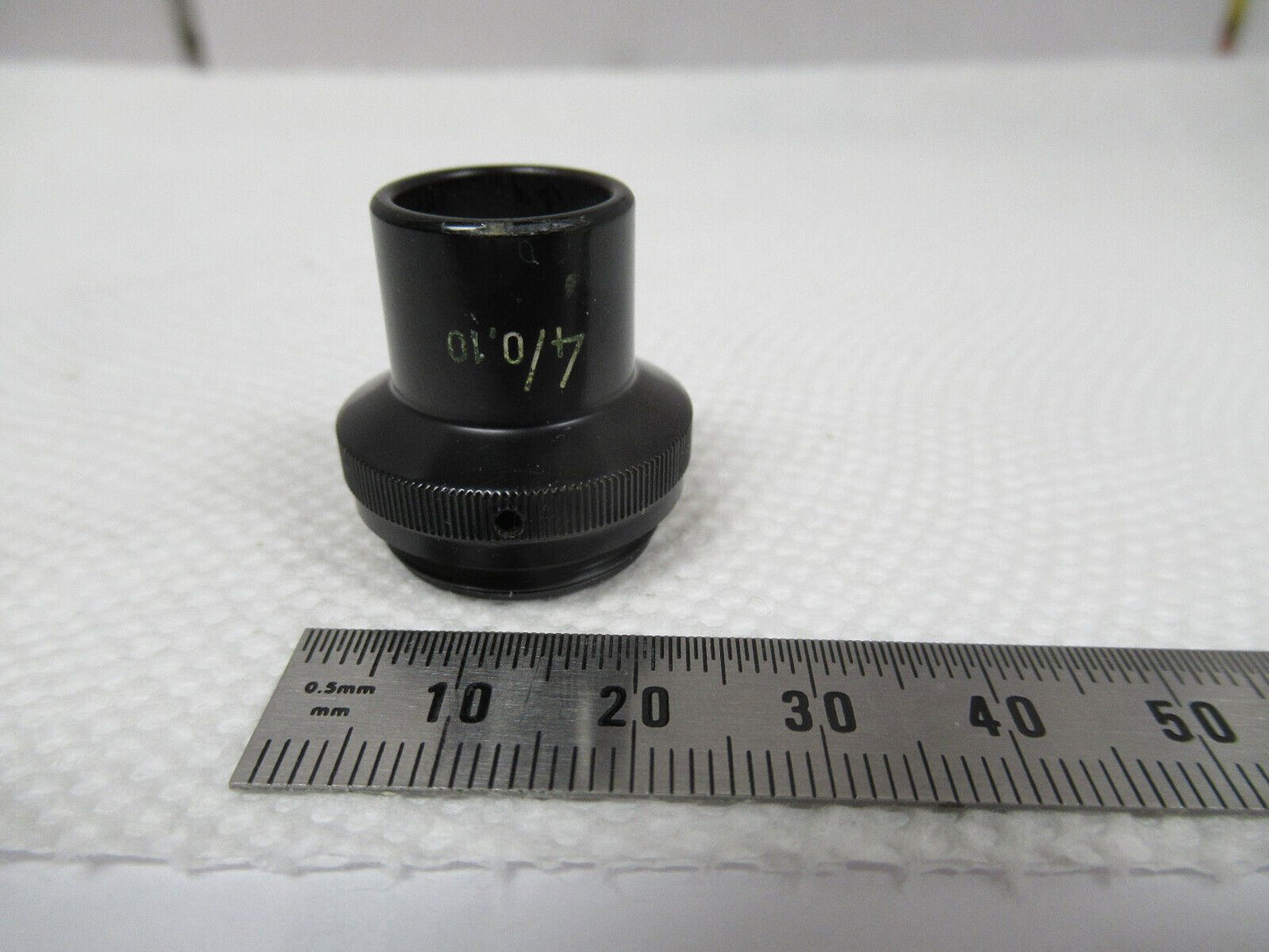 WILD HEERBRUGG SWISS M11 OBJECTIVE 4X LENS MICROSCOPE PART AS PICTURED W1-A-85