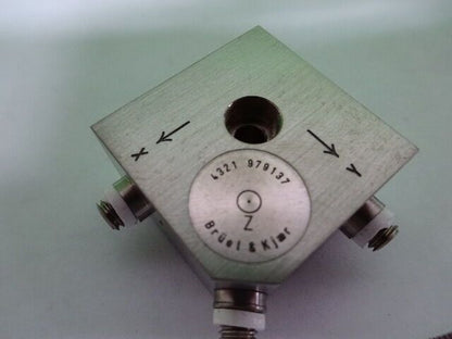 TRIAXIAL PIEZOELECTRIC 4321 BRUEL KJAER DENMARK ACCELEROMETER SENSOR AS IS #6-DT