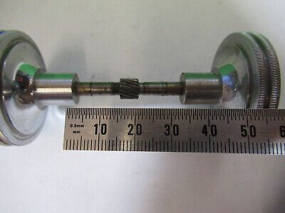 SPENCER AO ANTIQUE STAGE KNOBS MICROSCOPE PART AS PICTURED &3-C-24