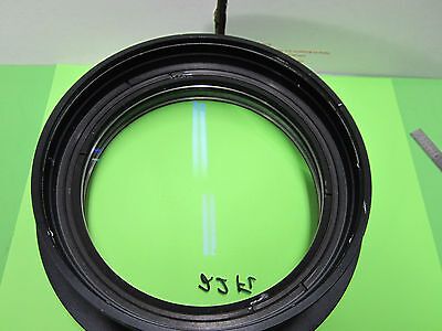 VERY LARGE OPTICAL 22" FOCAL LENGTH MOUNTED LENS LASER OPTICS BIN#29-02