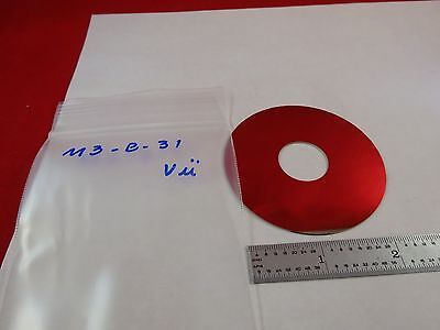 OPTICAL GLASS DISC  WAFER OPTICS OPTICS #M3-B-31