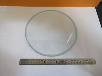 LARGE GLASS STAGE TABLE SPECIMEN MICROSCOPE PART AS PIC &A3-B-55