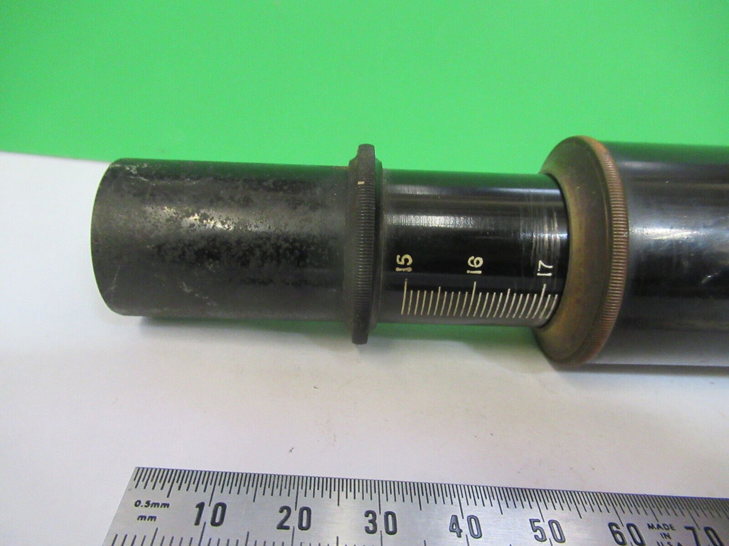 ANTIQUE SPENCER TUBUS + NOSEPIECE MICROSCOPE PART OPTICS AS PICTURED #Z6-A-103