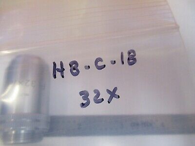 LEITZ WEZTLAR OBJECTIVE PL 32X INFINITY OPTICS MICROSCOPE PART AS PIC &H8-C-18