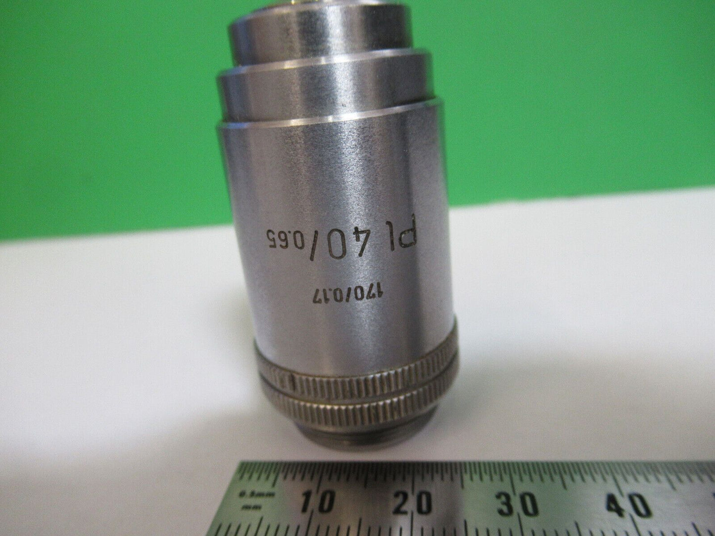 LEITZ WETZLAR OBJECTIVE 40X /170OPTICS MICROSCOPE PART AS PICTURED W9-B-11