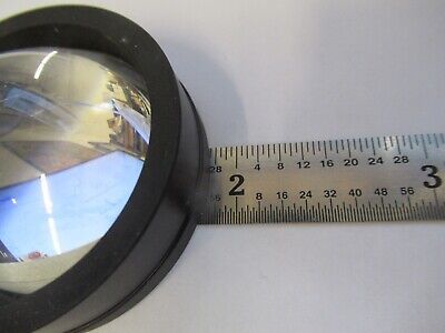 UNKNOWN LARGE ILLUMINATOR CONVEX LENS OPTICS MICROSCOPE PART AS PICTURED A9-A-37