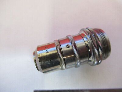 ANTIQUE LEITZ WETZLAR LENS + IRIS OBJECTIVE MICROSCOPE PART AS PICTURED &B3-B-13