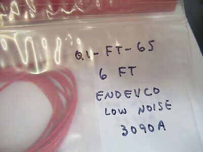 PCB ENDEVCO LOW NOISE CABLE 72in 3090A for accelerometer  AS PICTURED &Q1-FT-65