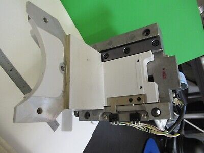 LEICA DMRB MOTORIZED STAGE MICROMETER MICROSCOPE PART OPTICS AS PICTURED 58-B-23