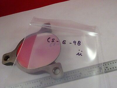 MOUNTED GLASS MIRROR [few scratches] OPTICAL MIL SPEC OPTICS AS PICTURED C5-E-98