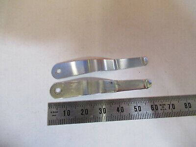 ANTIQUE PAIR CLIPS SPENCER AO MICROSCOPE PART AS PICTURED #P4-A-10