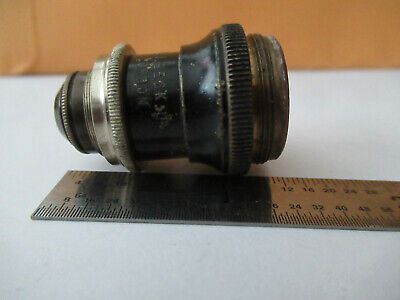 ANTIQUE BRASS BECK LONDON OBJECTIVE LENS MICROSCOPE PART AS PICTURED #F3-A-13