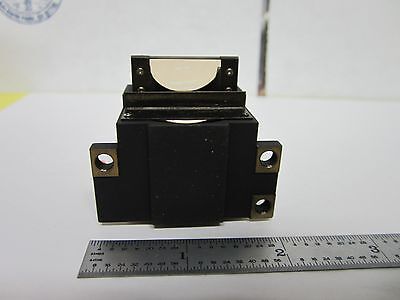 OPTICAL MICROSCOPE LEITZ BRASS MOUNTED BEAM SPLITTER + LENS OPTICS AS IS B#J4-12