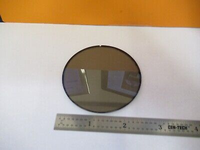 OPTICS LARGE POLARIZER LENS OPTICS MICROSCOPE PART AS PICTURED &5K-A-34