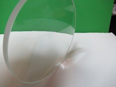 OPTICAL LENS BK7 CONCAVE CONVEX 4" DIAMETER LASER OPTICS AS PICTURED &18-A-27