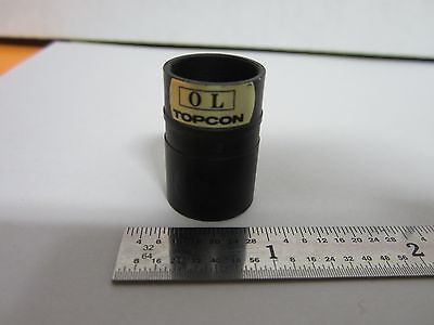 MICROSCOPE PART OBJECTIVE TOPCON LENS OL OPTICS AS IS BIN#M7-R-10