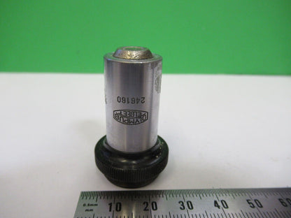 OBJECTIVE LENS  F40 OLYMPUS JAPAN MICROSCOPE PART AS PICTURED &R4-A-55