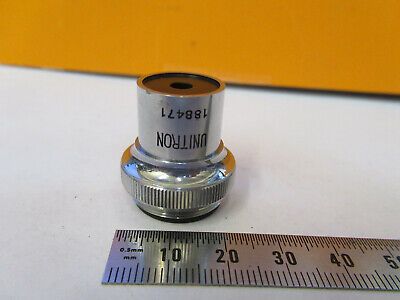 UNITRON JAPAN 4X OBJECTIVE OPTICS LENS MICROSCOPE PART AS PICTURED #P4-A-89