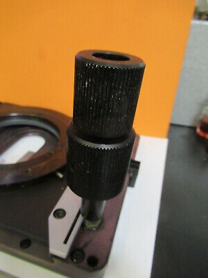 LEICA DMRB XY STAGE TABLE ROTABLE GERMANY MICROSCOPE PART AS PICTURED R7-A-47