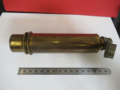 ANTIQUE BAUSCH LOMB BRASS TUBUS EXT nosepiece MICROSCOPE PART AS PIC mB7-A-25