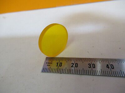 OPTICAL YELLOW GLASS FILTER LENS PRO OPTICS AS PICTURED &P5-A-82